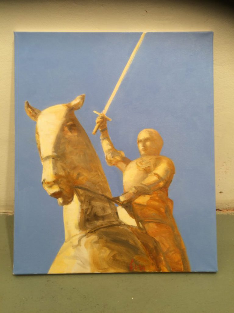 Шинкарёв Владимир Жанна Д’Арк. 2017. Х., м. 60 х 50