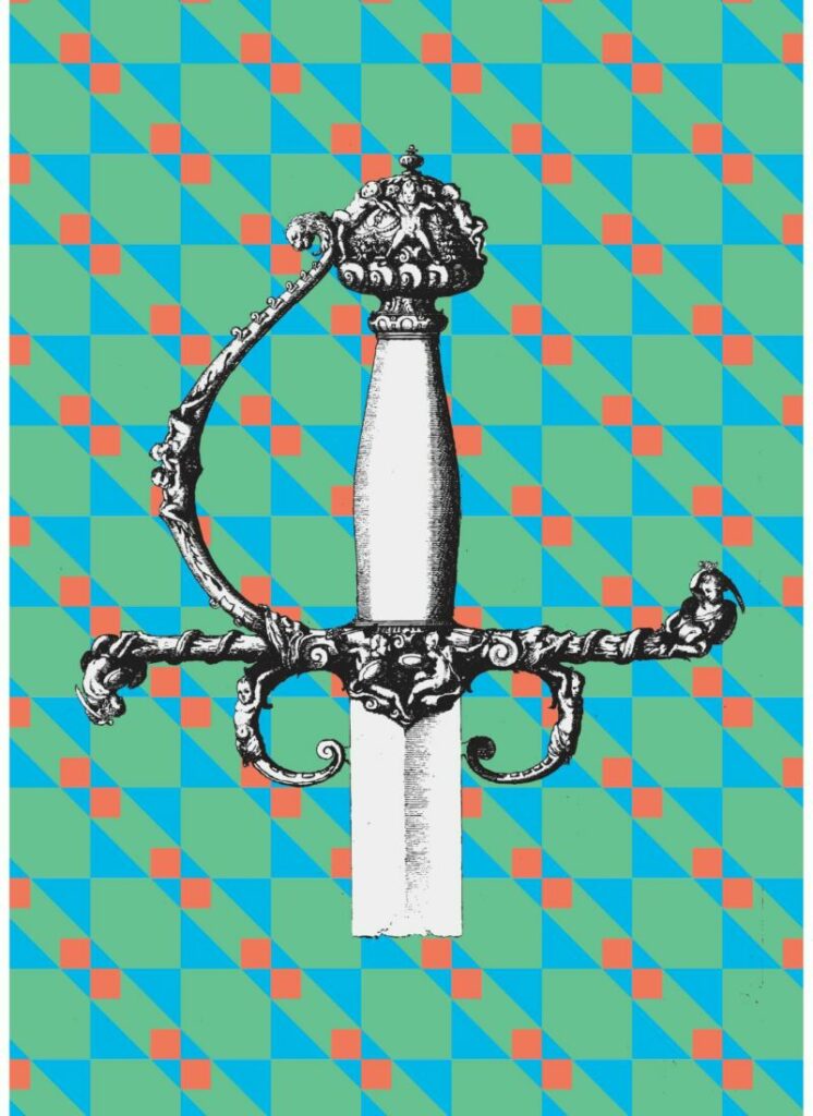 Дизайн Сергея Тулякова. Обложка флаера - рекламной листовки СПб Фехтовального Клуба. 2013