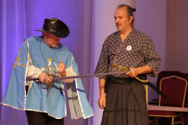 День Фехтовальщика 2020. В.Рассанов клуб «Хокутокай» на площадке Студии Сценического Фехтования «Destra»