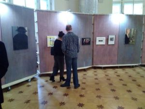 Вернисаж Санкт-Петербургской биеннале «Фехтование в искусстве» 2019