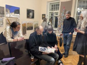 Галерея «Атос». Открытие Новогодней выставки. 
20.12.26.
Фото: Архив СПбФК