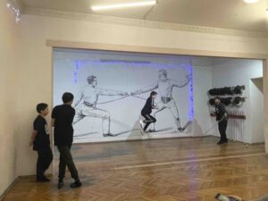 Святочный вечер. Школа «Плащ и шпага», 1 курс сдает экзамен по пластике. Упражнения с большой скакалкой. СПбФК 17.01.26
