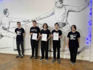 Святочный турнир окончен, победителям вручены грамоты.
Старший курс школы «Плащ и шпага». СПбФК 17.01.26
