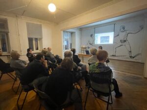 Лектор - Елена Михайловна Травина, кандидат философских наук, координатор исследовательской группы «Старые дачи». «Петербургская зима в рисунках художников «Нивы».  14.03.26