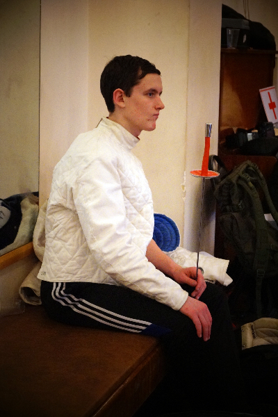 Глеб Григорьев, начал заниматься фехтованием в СПб Фехтовальном Клубе в этом году.